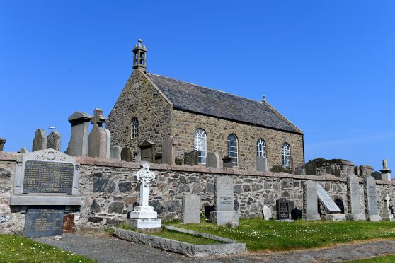 Slains Kirk, at Collieston, of the Ellon Parish, Church of Scotland.  
Picture by Kami Thomson