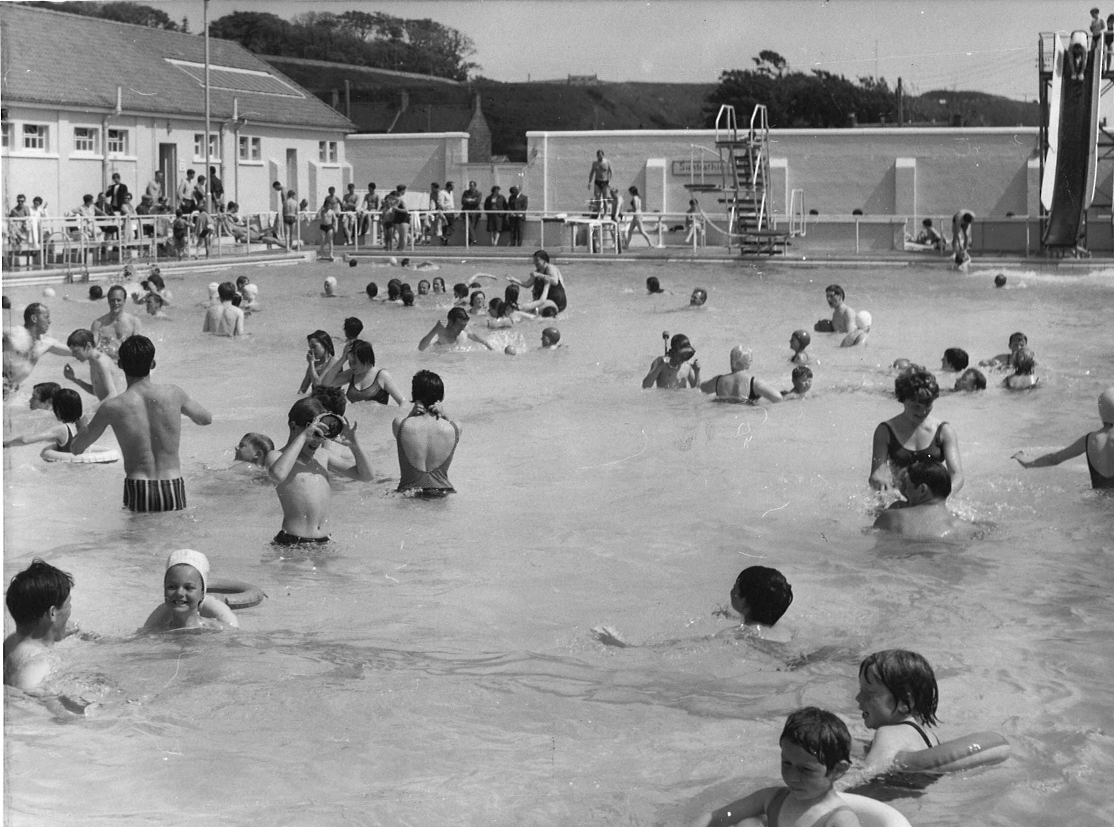 The pool in 1974
