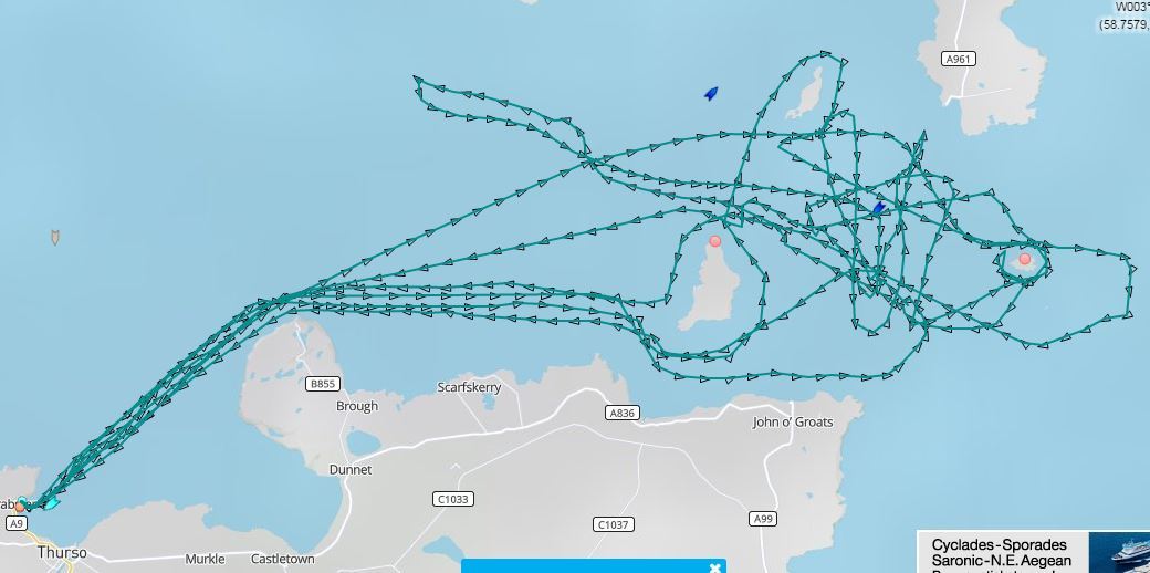 Thurso search pattern for diver