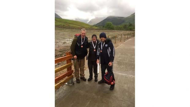 Tony Woodward, Bob Archer and Peter Ogilvie in Lochaber