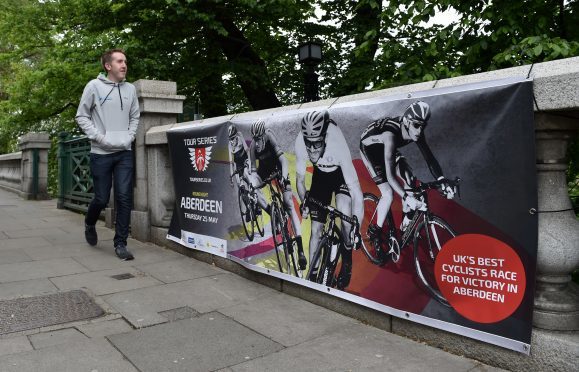 Britain's top cycle teams will compete in Round 8 of the Tour Series in Aberdeen.
Picture by Kenny Elrick