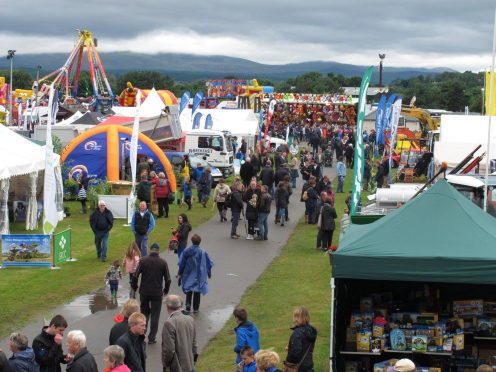 Crowds at the Black Isle Show