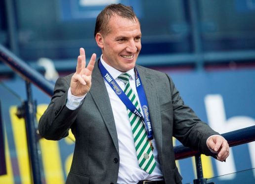 Celtic manager Brendan Rodger at full time