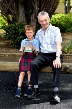 Don Carney, Dr Doric, with pupil Harris Cameron. (Picture: Colin Rennie)