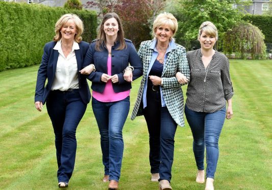 A special charity lunch for ladies will take place in Banchory on July 28 with money going to ARCHIE and SAS (Scottish Ambulance Service) (from left) Carol Scott, Sarah Smith, Kate Simpson and Stephenie Scott.