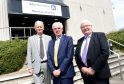 The new Aberdeenshire Council administration -
 Peter Argyle, Jim Gifford and Norman Smith