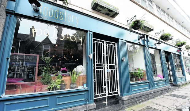 Food Story on Thistle Street in Aberdeen.