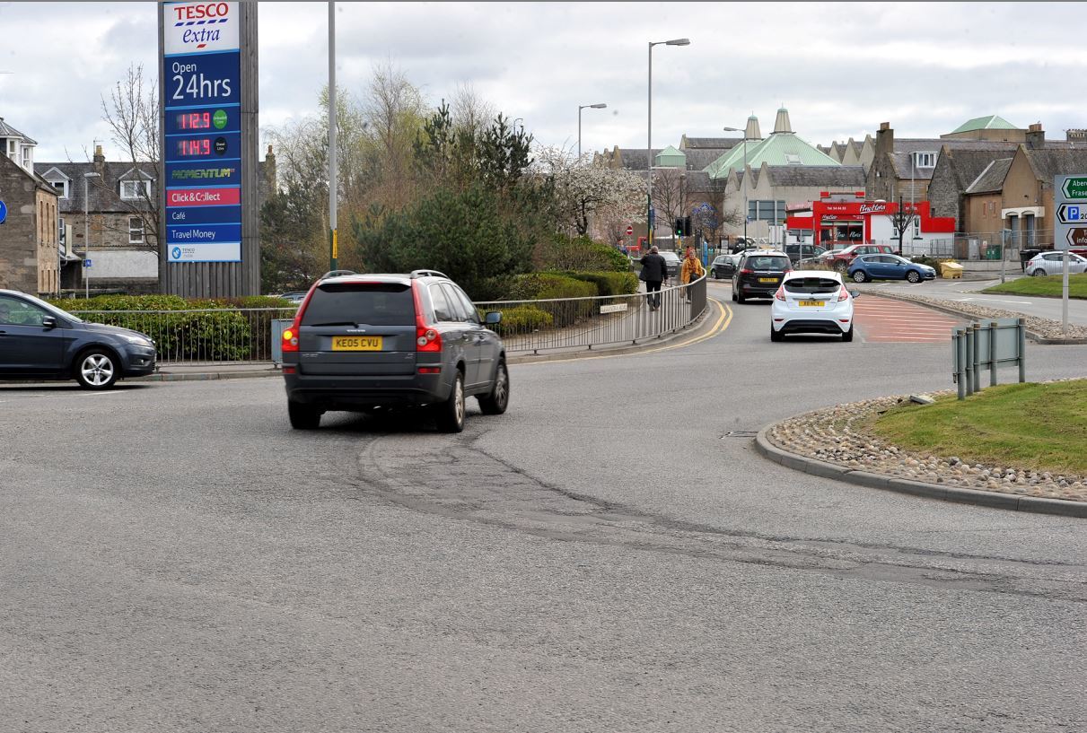 More than 22,000 drivers use the A96 in Elgin every day.