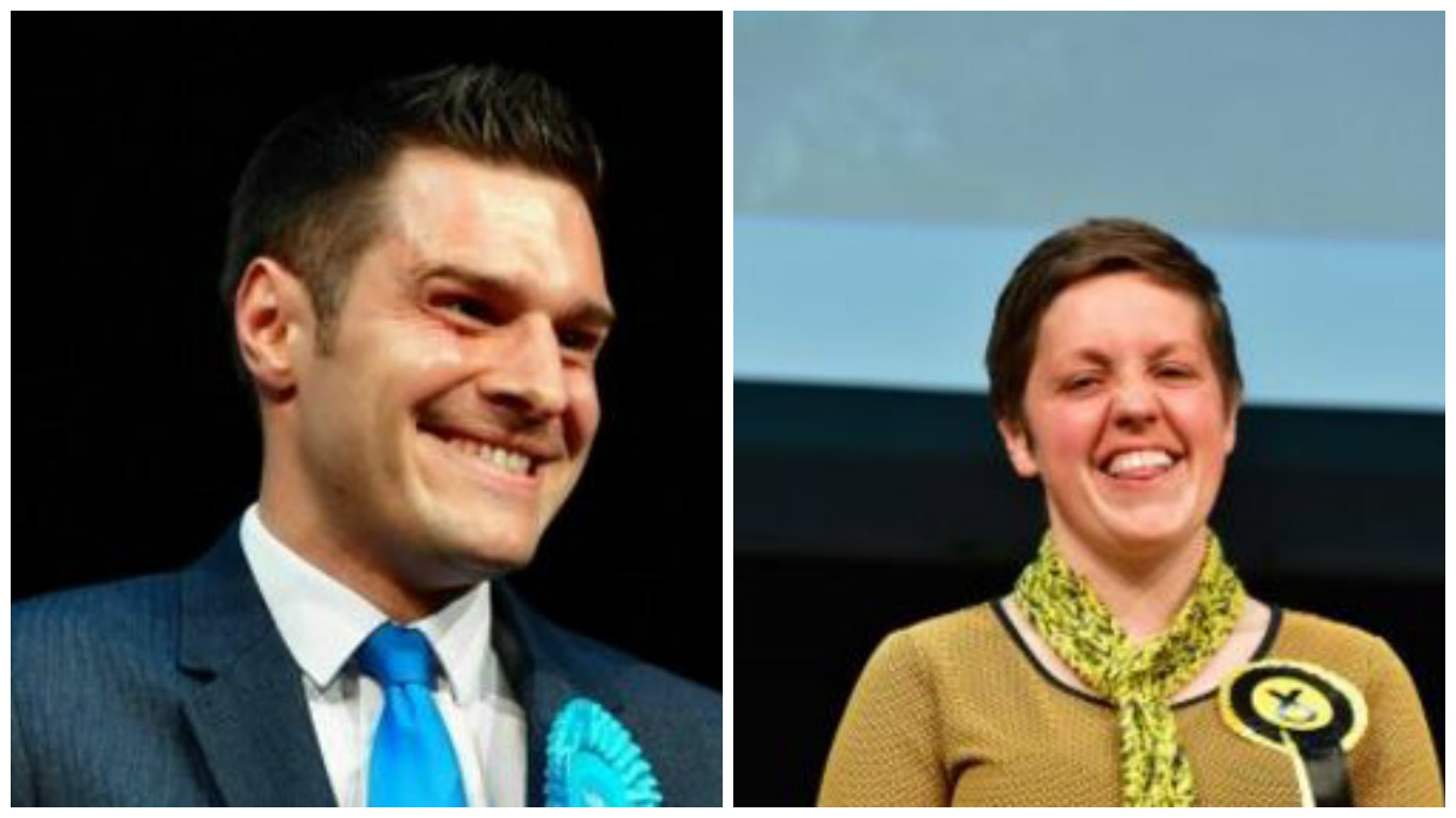 Ross Thomson took the Aberdeen South seat while Kirsty Blackman returned as Aberdeen North MP