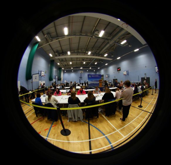 Counting starts at Argyll and Bute joint campus in Lochgilphead
