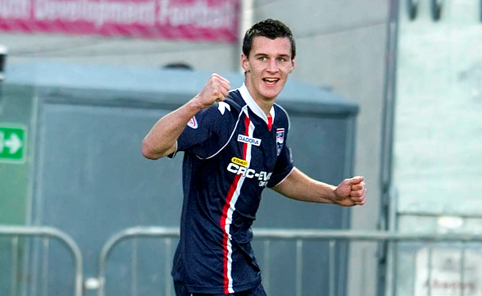 Steven Ross during his spell with Ross County