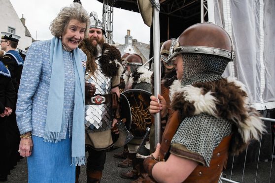 Lord Lieutenant Clare Russell at last year's boat festival.