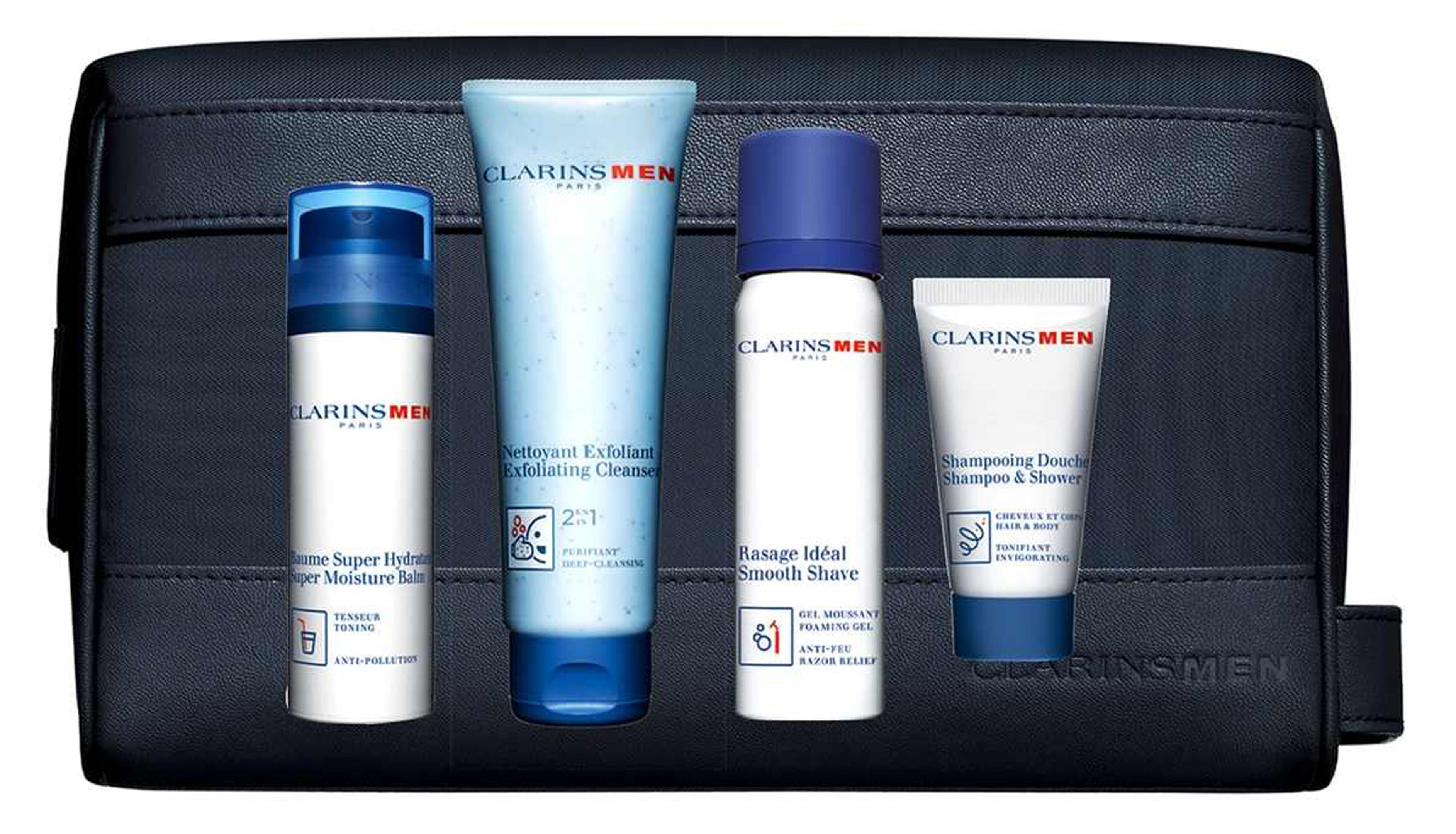 Clarins Grooming Champions Set, available from Boots. Picture credit: PA Photo/Handout. 