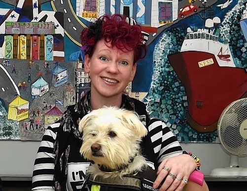 Ells McHaffie threw herself into charity work after a medical condition left her partially paralysed and ended her 20-year career as a nursery nurse.