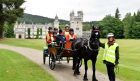 Some of the participants who took part in the carriage ride and picnic at Balmoral for the Garioch RDA 30th anniversary.