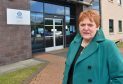 Highland Council leader Margaret Davidson at Police HQ Inverness