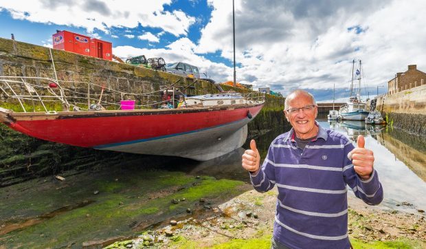 Forres retiree Richard Ogilvy still has hope of Sea Wraith taking to the open water.