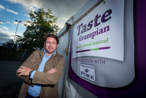 James Martin will be appearing at Taste of Grampian