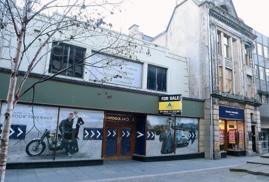 Picture by SANDY McCOOK  3rd February '17
The former McEwans of Perth store (left) on Church Street, Inverness which could possibly be converted to a pub and restaurant.