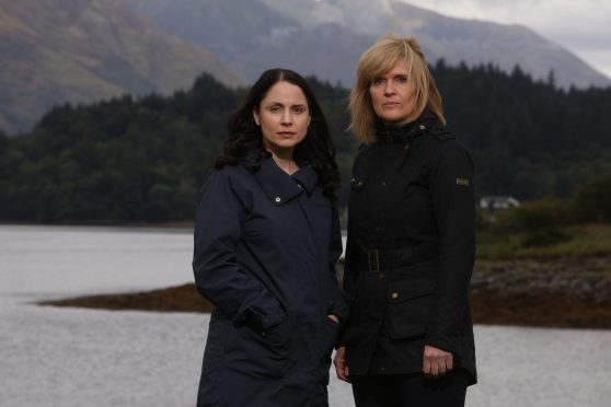 Laura Fraser as Annie Redford and Siobhan Finneran as DCI Lauren Quigley.