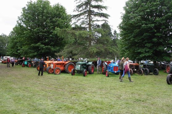 Some of the exhibits at the Tractor Fest