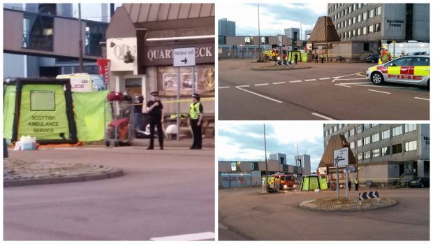 Pictures of the scene at Aberdeen Harbour by Kieran Beattie