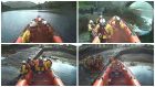 The lifeboat crew were called to assist paramedics