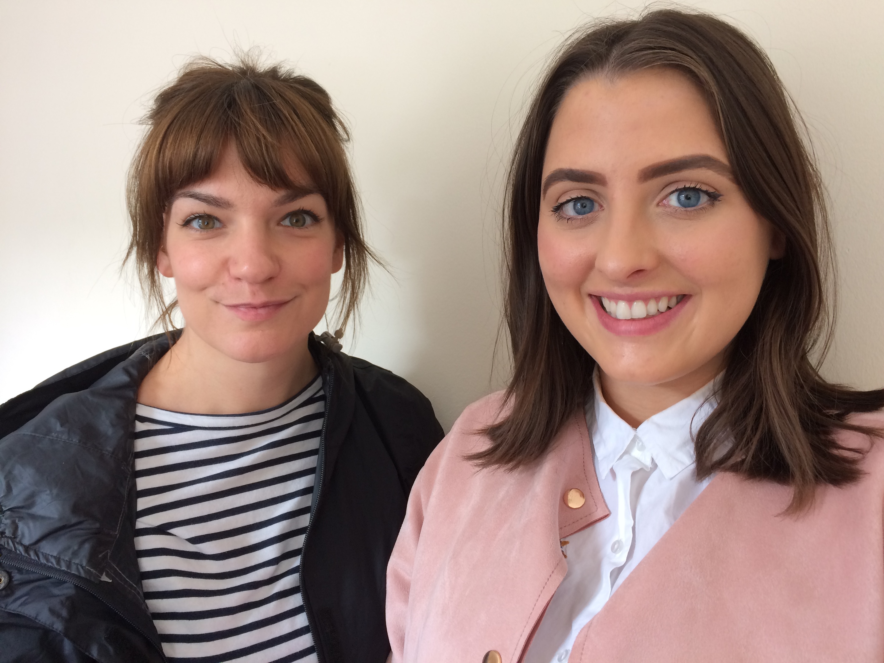 Charlotte Armstrong, producer, left, and Rebecca Cray, researcher, of Love Productions