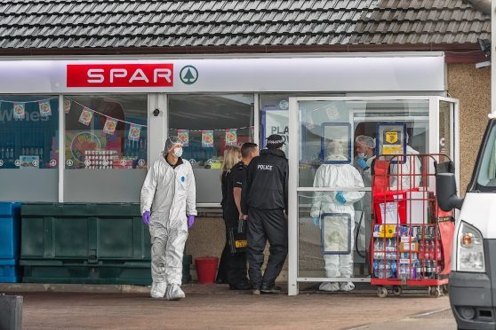 Police and scenes of crime at the scene.