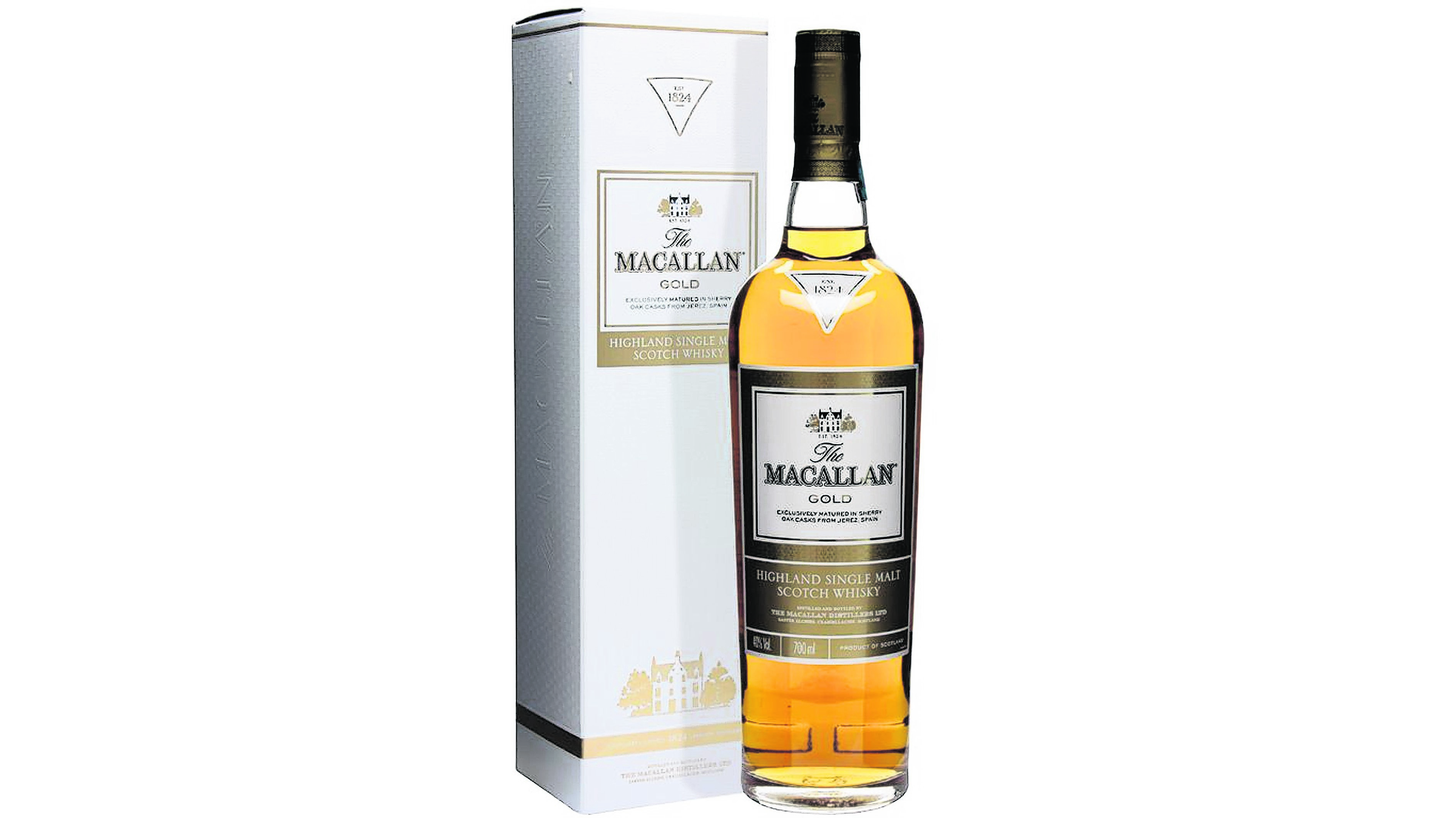 Undated Handout of the Macallan Gold, available from Thewhiskyexchange.com. See PA Feature TOPICAL Drink Whisky. Picture credit should read: PA Photo/Handout. WARNING: This picture must only be used to accompany PA Feature TOPICAL Drink Whisky