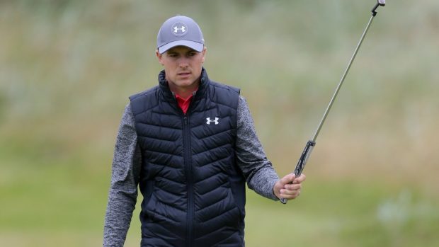 Jordan Spieth is the halfway leader at Royal Birkdale.