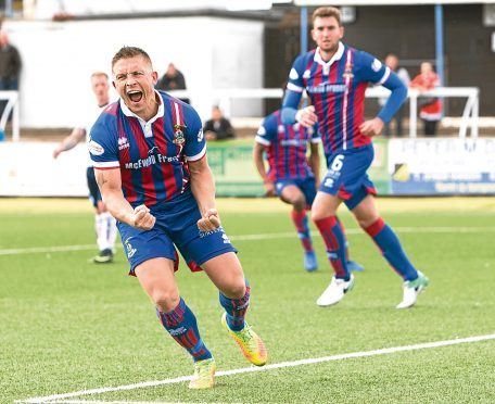 Caley Thistle forward John Baird.