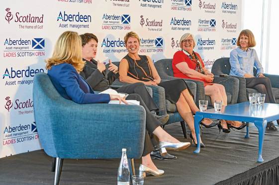 Lucy O’Carroll (far right)