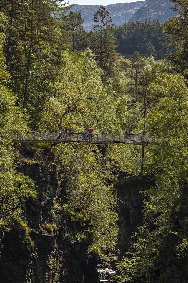 Corrieshalloch Gorge and Falls of Measach