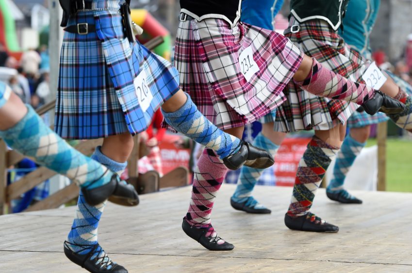 Picture of the Highland Dancing.
