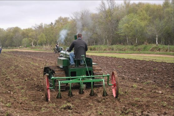 A Fowler VF Crawler and cultivator.