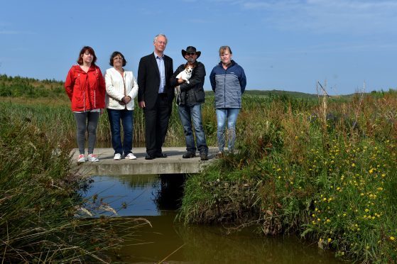 Picture of (L-R) Tracey Gaitens, Annie Munro, David Fryer, Kenny Lochrie, Betty Lyon.

Picture by Kenny Elrick