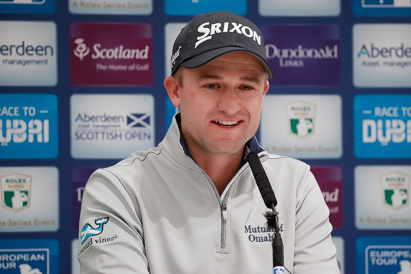 Russell Knox tees off at 3.21pm at Carnoustie on Thursday.