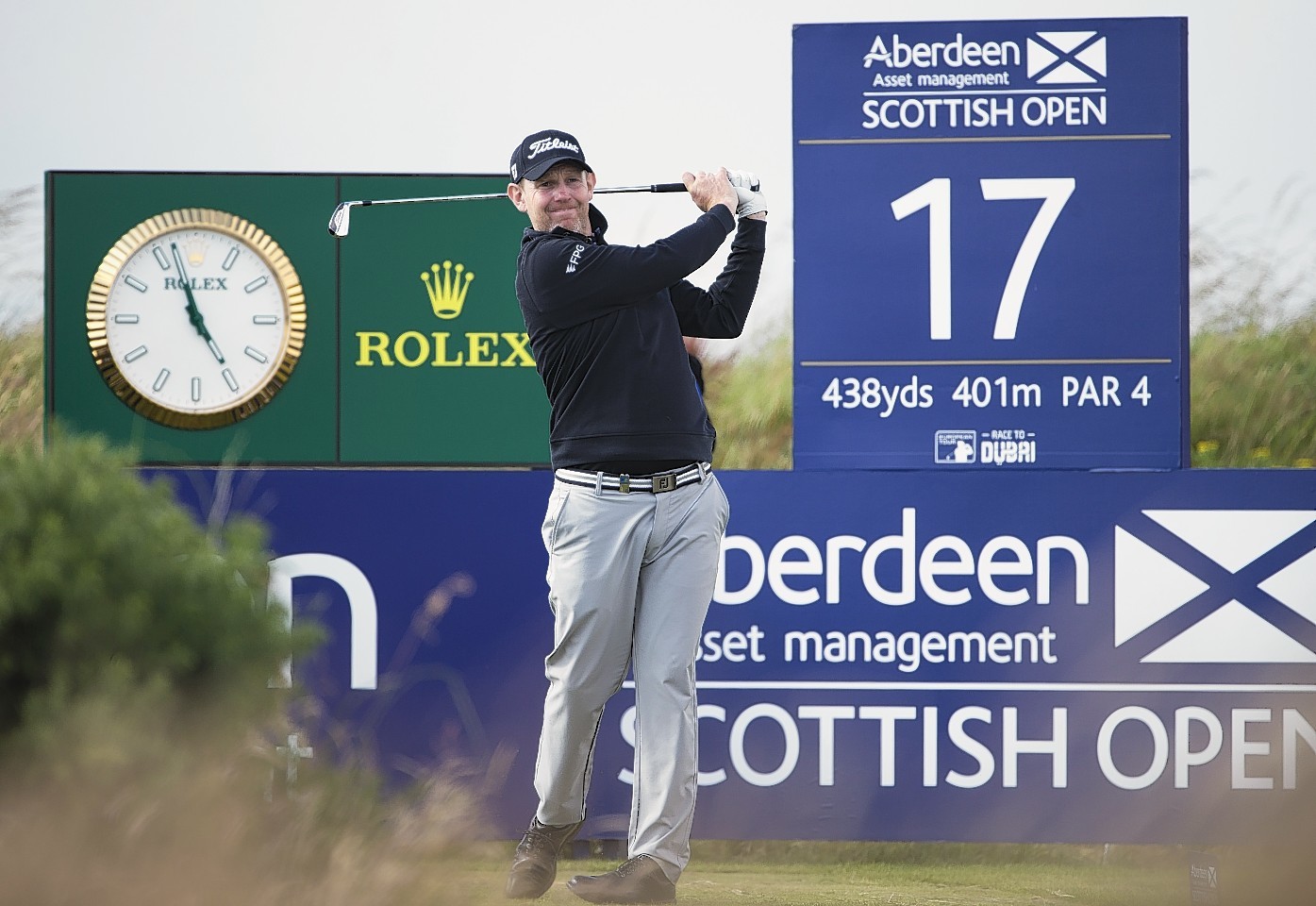 Stephen Gallacher is hoping to win a spot at next week's Open.