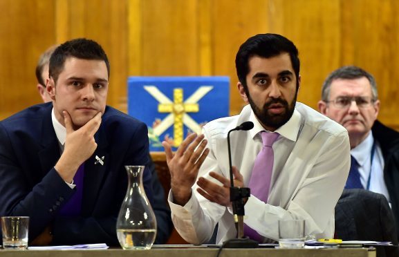 Cults Parish Church where Transport Minister Humza Yousaf attended a meeting chaired by Ross Thomson MSP with residents effected by the ongoing work on the AWPR