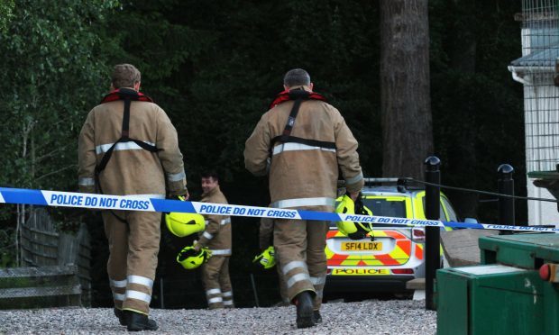 A major search and rescue operation was launched at Falls of Bruar (courtesy thecourier.co.uk)