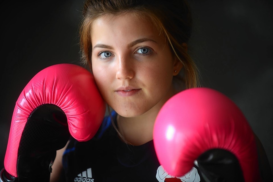 17-year-old Rothes girl, Megan Gordon, a member of Elgin Amateur Boxing Club, who has been picked to represent Scotland at the Commonwealth Youth Games in the Bahamas in July.  

Photo by
Michael Traill						
9 South Road
Rhynie
Huntly
AB54 4GA

Contact numbers
Mob	07739 38 4792
Home	01464 861425