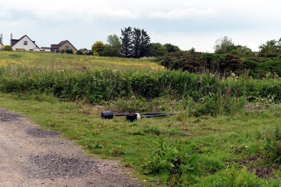 The site where the houses could be built. (Picture: Jim Irvine)