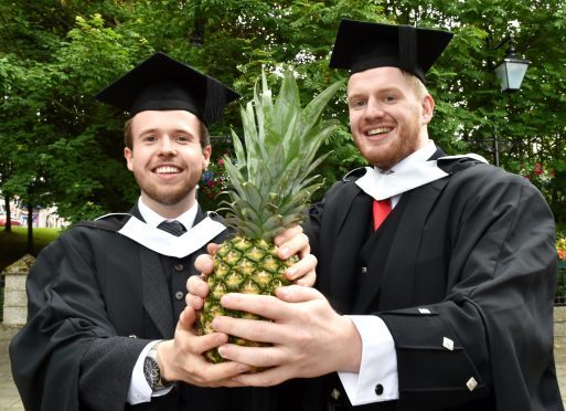 Lloyd Jack (left) and Ruairi Gray. Picture by Colin Rennie