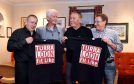 Rob Weston (second left) meets sibling (from left) Tommy Chalmers, Larry Aston and Bryn Jones.
Picture by Colin Rennie