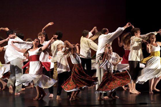 Aberdeen Internation Youth Festival performance at His Majesty's Theatre. "Dance Studio Light" from the Czech Republic.