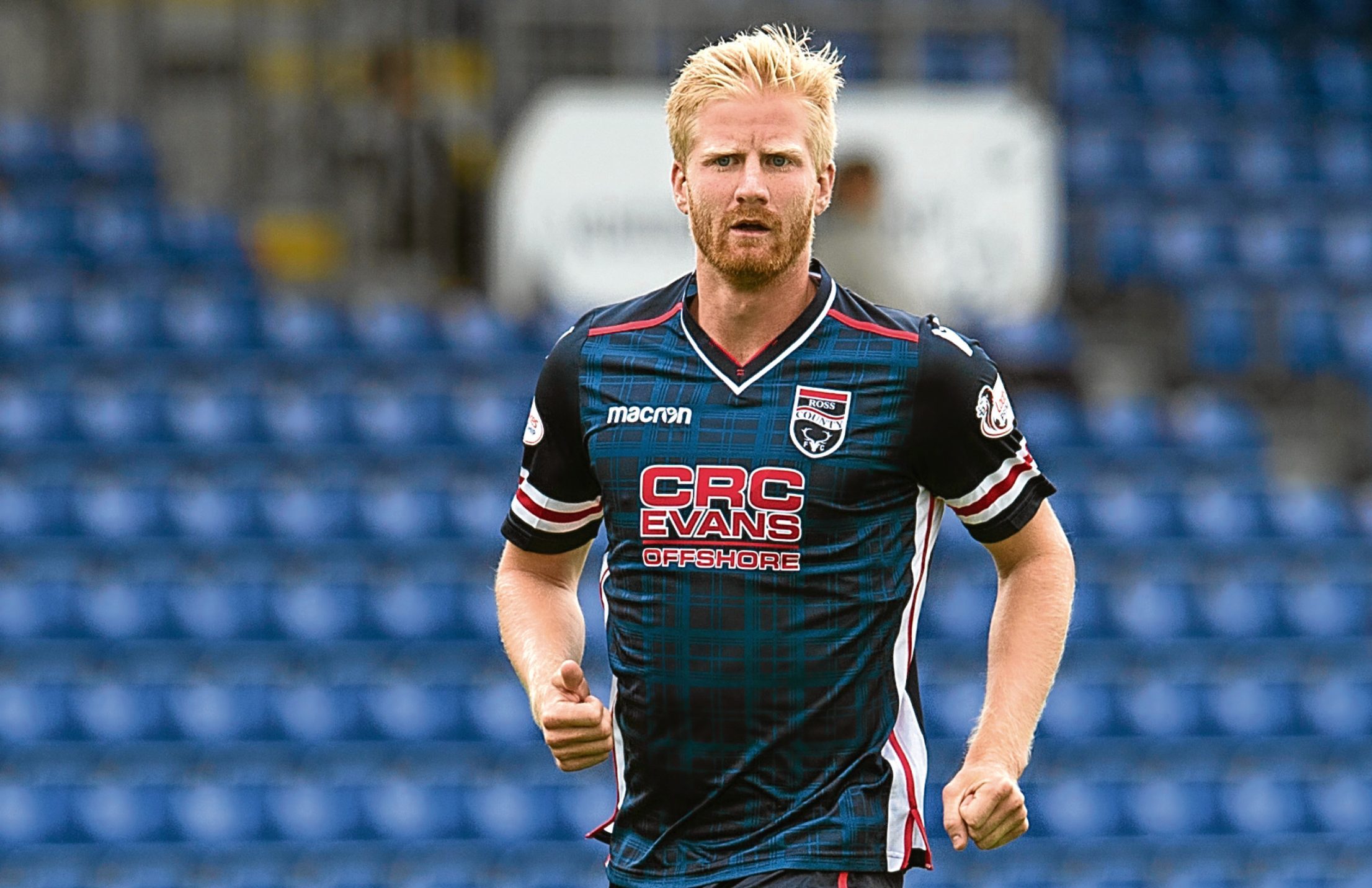 Thomas Mikkelsen has struggled for game time at Ross County.