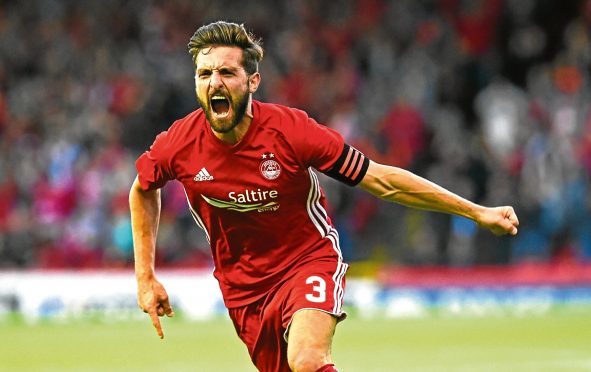 Dons captain, Graeme Shinnie.