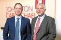 Richard Bathgate (l) and head of restructuring Matt Henderson at Johnston Carmichael in Aberdeen