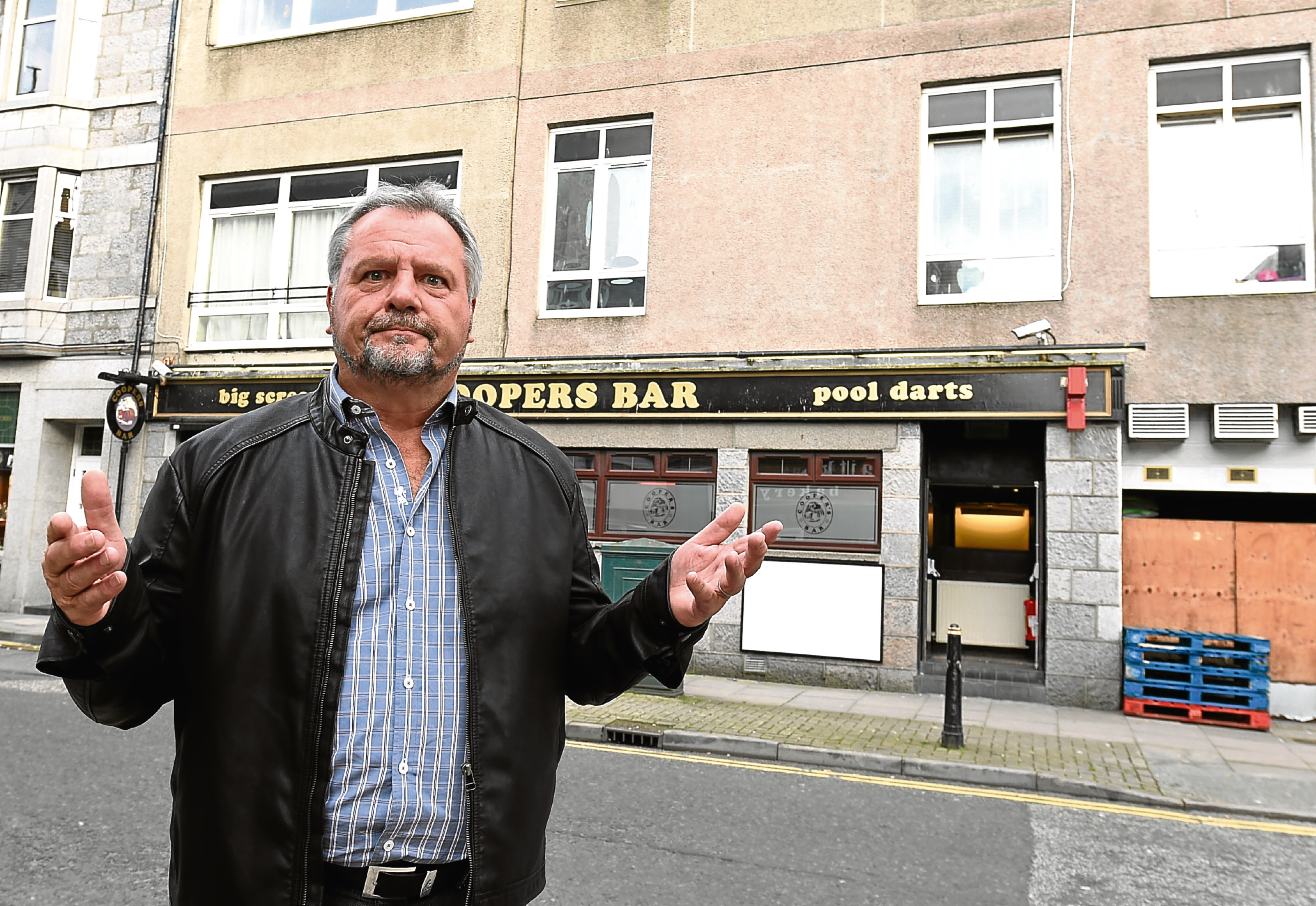 Bob Baxter, the director of Coopers Bar